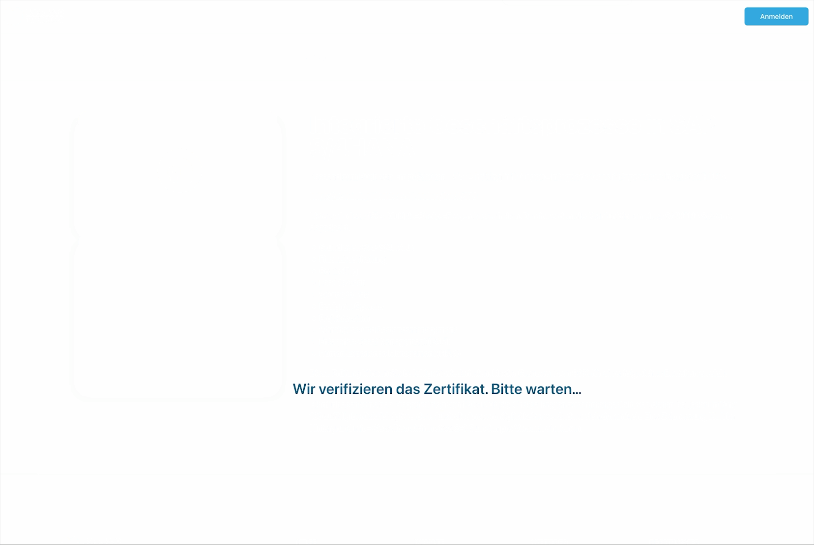 Die Zertifikate können über einen QR-Code oder einen Link verifiziert werden.