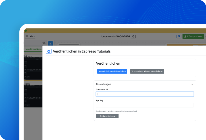Veröffentlichung auf der SAP-Lernplattform